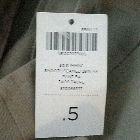 Chico's So Slimming Ankle Pants Taupe Smooth Seam Front 0.5 - Picture 7 of 8